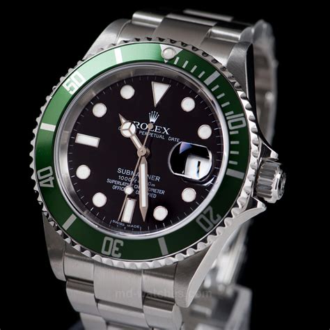 rolex submariner schwarz grün|submariner rolex green price.